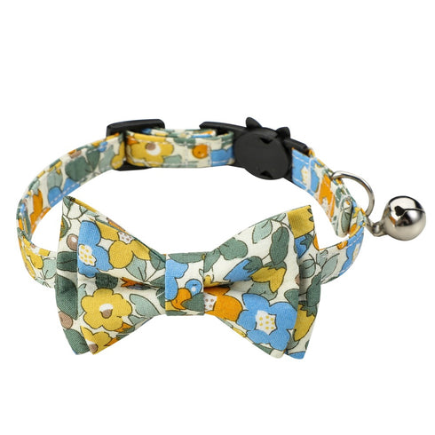 Summer Kitten Flower Collars with Bells